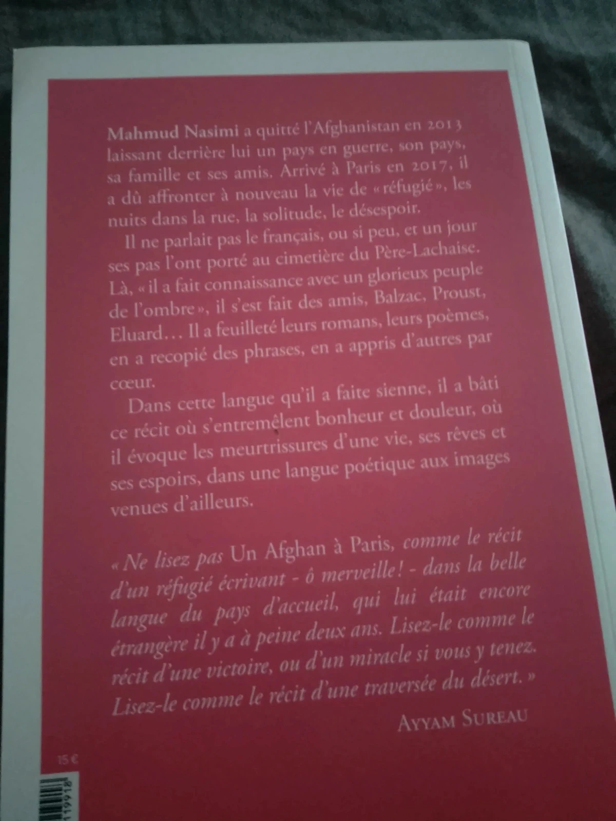 Livre Un afghan à Paris – photo 2